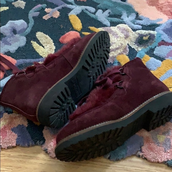 Franco Sarto Boot Highland Merlot Boot 8 M NWOB - Picture 5 of 8